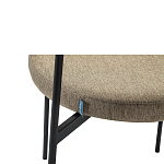 Стул металлический с мягкой спинкой и сиденьем Alfie Chair варинант исполнения - 9 | Loft Concept в Челябинске