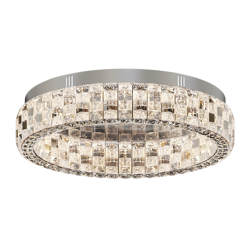 Потолочный светильник Castello 3000К 24Вт Хром Прозрачный в Челябинске | Loft Concept 