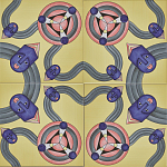 Плитка дизайнерская с узором Дива варинант исполнения - 2 | Loft Concept в Челябинске