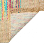 Ковер с геометрическим узором из комбинированного состава Full rhythm варинант исполнения - 4 | Loft Concept в Челябинске