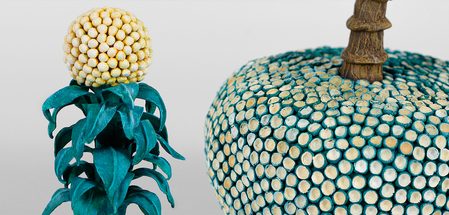 Статуэтка тропический фрукт Tropical Fruit turquoise Статуэтка тропический фрукт Tropical Fruit turquoise - Loft-Concept в Челябинске