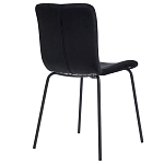 Стул черный с обивкой из велюра Black Archie Chair варинант исполнения - 3 | Loft Concept в Челябинске