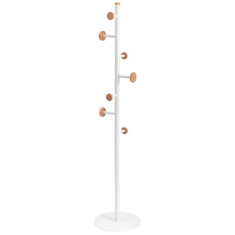 Напольная вешалка из древесины бука Unique Shaped Furniture Floor Hanger White Древесина Белый Напольная вешалка из древесины бука Unique Shaped Furniture Floor Hanger White Древесина Белый в Челябинске | Loft Concept