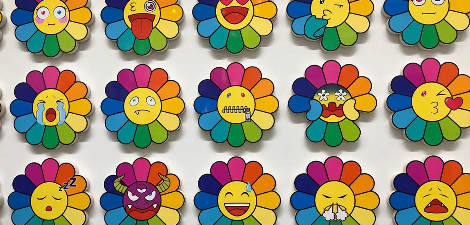 Арт-объекты на стену веселые цветы Takashi Murakami flower Арт-объекты на стену веселые цветы Takashi Murakami flower - Loft-Concept в Челябинске