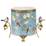 Фарфоровое кашпо с птицами Eden Garden варинант исполнения - 1 | Loft Concept в Челябинске