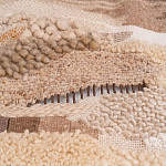 Тканый вручную монументальный настенный гобелен Earth Flow варинант исполнения - 2 | Loft Concept в Челябинске