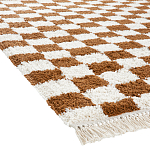 Ковер с шахматным принтом Chess Layout с эффектом шерсти варинант исполнения - 4 | Loft Concept в Челябинске