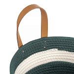 Корзина для хранения с ручками Interlacement Green  варинант исполнения - 2 | Loft Concept в Челябинске