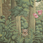 Обои ручная роспись Redwoods Sequoia colourway on Aurore scenic paper варинант исполнения - 1 | Loft Concept в Челябинске