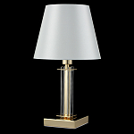 Настольная лампа с белым тканевым абажуром в форме конуса Laurent варинант исполнения - 8 | Loft Concept в Челябинске