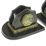 Настольный письменный набор из змеевика из 7-ми элементов Successful Leader варинант исполнения - 5 | Loft Concept в Челябинске