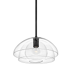 Подвесной светильник с прозрачным двойным стеклянным плафоном в форме купола и внутренней сферой Hinkley варинант исполнения - 1 | Loft Concept в Челябинске