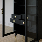 Дизайнерский шкаф витрина Elsa Dreams Black с 4-мя ящиками варинант исполнения - 8 | Loft Concept в Челябинске