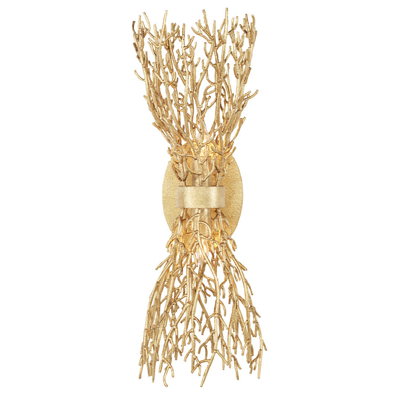 Бра золотое в виде кораллов Coral Decor Золотой Бра золотое в виде кораллов Coral Decor Золотой в Челябинске | Loft Concept