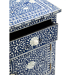 Комод инкрустация костью ORIENTAL Indian синий орнамент варинант исполнения - 6 | Loft Concept в Челябинске