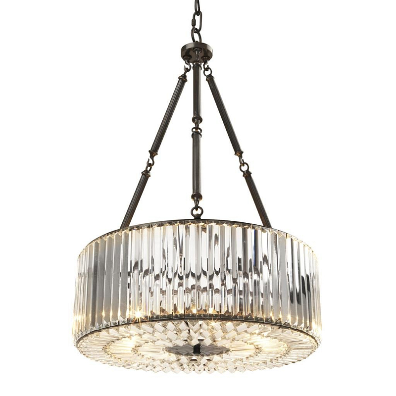 Люстра Chandelier Infinity Bronze Темная бронза Прозрачный (Transparent) Люстра Chandelier Infinity Bronze Темная бронза Прозрачный (Transparent) в Челябинске | Loft Concept