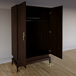 Платяной шкаф Elsa Dreams Walnut с 2-мя фасадами варинант исполнения - 1 | Loft Concept в Челябинске