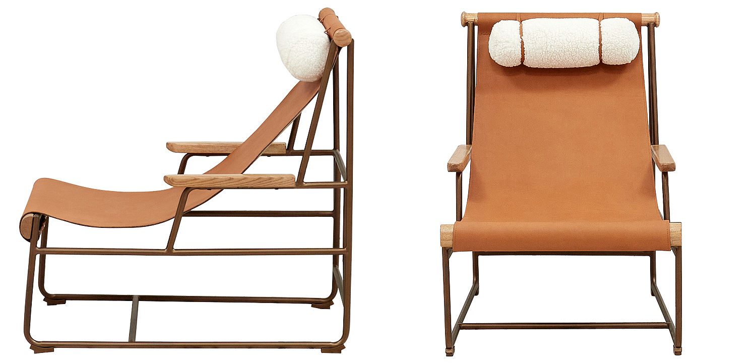 Кресло на металлическом каркасе Favreau Armchair Кресло на металлическом каркасе Favreau Armchair - Loft-Concept в Челябинске