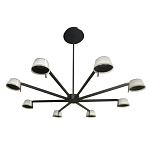 Люстра черного цвета на штанге Noir Supernova варинант исполнения - 4 | Loft Concept в Челябинске