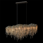 Люстра подвесная с металлическими дугами и длинными цепочками 115 см Atlantis Chain варинант исполнения - 10 | Loft Concept в Челябинске