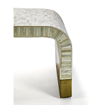Стол журнальный Белый  BONE INLAY SIDE TABLE-Cream варинант исполнения - 3 | Loft Concept в Челябинске