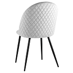 Мягкий стул в сером велюре Miruna Chair варинант исполнения - 4 | Loft Concept в Челябинске