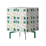 Тумба  с рисунком ShortT Pina Colada Green варинант исполнения - 2 | Loft Concept в Челябинске