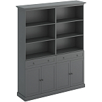 Двойной стеллаж с ящиками и дверцами Percent Rack варинант исполнения - 1 | Loft Concept в Челябинске