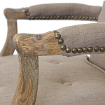 Кресло Aubrey Classical Armchair brown flax варинант исполнения - 4 | Loft Concept в Челябинске