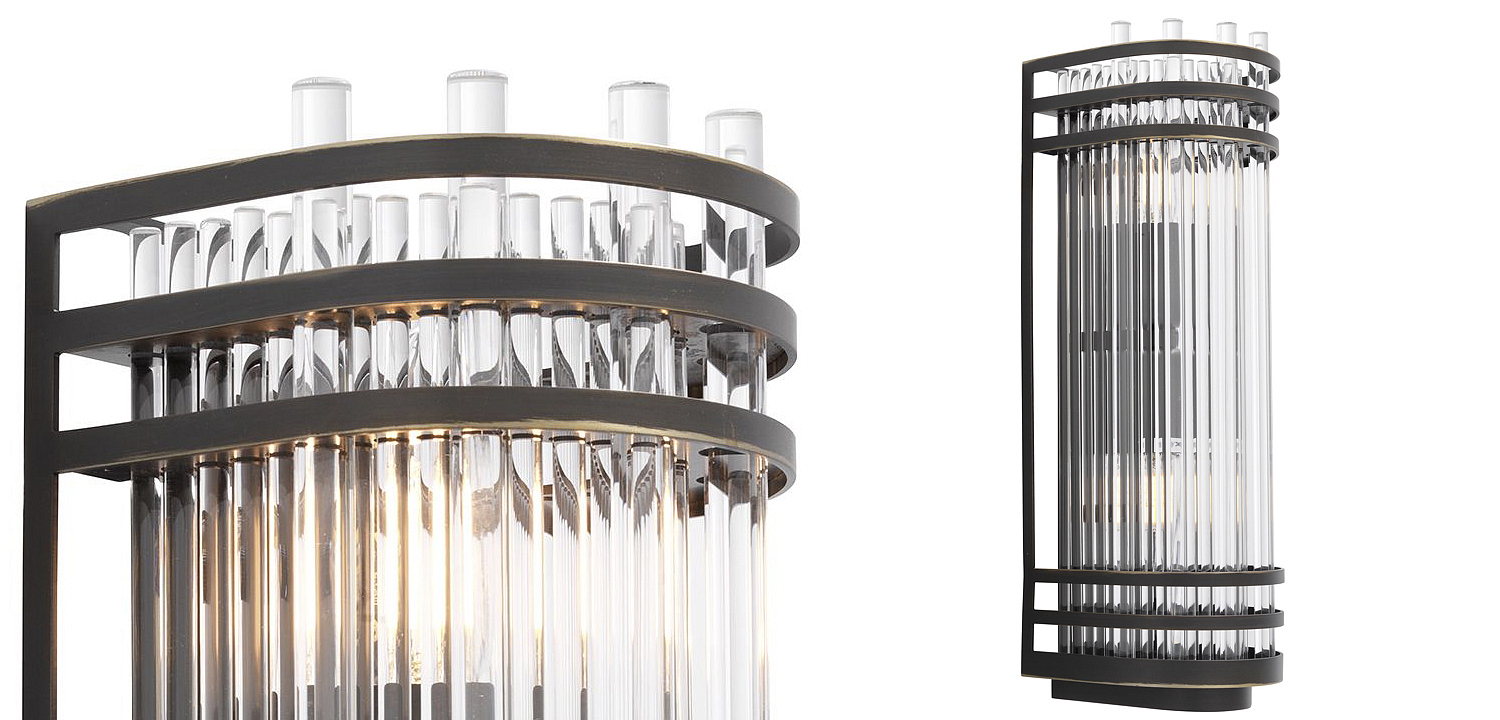 Бра Eichholtz Wall Lamp Gulf S Bronze Бра Eichholtz Wall Lamp Gulf S Bronze - Loft-Concept в Челябинске