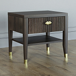 Прикроватная тумбочка с ящиком Elsa Dreams Walnut варинант исполнения - 1 | Loft Concept в Челябинске