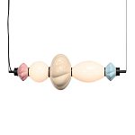 Подвесной светильник фигруный с керамическими элементами 18W LED Fragrant Light варинант исполнения - 2 | Loft Concept в Челябинске