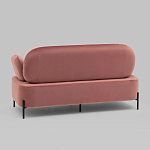 Диван в велюровой обивке цвета пыльная роза COLOR BLOCK варинант исполнения - 4 | Loft Concept в Челябинске