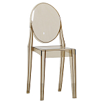 Прозрачный стул с янтарным оттенком LOUIS GHOST CHAIR варинант исполнения - 1 | Loft Concept в Челябинске