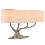 Настольная лампа с корпусом в виде дерева Gray Concrete Trunk варинант исполнения - 2 | Loft Concept в Челябинске