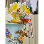 Ваза с птичкой из фарфора с бронзовыми элементами Garden of Eden варинант исполнения - 9 | Loft Concept в Челябинске