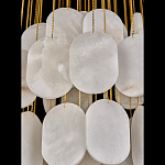 Люстра с овальными подвесками из натурального камня Spatial Composition варинант исполнения - 5 | Loft Concept в Челябинске