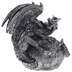 Декоративная статуэтка Дракон Silver Dragon Statuette варинант исполнения - 1 | Loft Concept в Челябинске