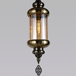 Подвесной светильник с янтарным стеклянным плафоном Amber Queen варинант исполнения - 3 | Loft Concept в Челябинске