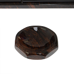 Настольный письменный набор с часами из природного камня обсидиана  Gift for Manager варинант исполнения - 6 | Loft Concept в Челябинске