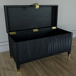 Большой дизайнерский Сундук Elsa Dreams Black варинант исполнения - 2 | Loft Concept в Челябинске