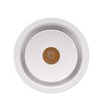 Встраиваемый спот светодиодный белого цвета круглой формы из металла Pure Circle  варинант исполнения - 2 | Loft Concept в Челябинске