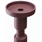 Подсвечник фигурный сливовый Bright Accent 35 см варинант исполнения - 2 | Loft Concept в Челябинске