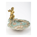 Блюдо с бронзовым ангелом Porcelain Angels of Paradise варинант исполнения - 2 | Loft Concept в Челябинске