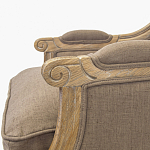 Кресло William Classical Armchair brown flax варинант исполнения - 4 | Loft Concept в Челябинске