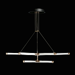 Люстра с геометрической конструкцией из вытянутых цилиндрических плафонов Hex Scaffold  варинант исполнения - 4 | Loft Concept в Челябинске