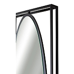 Зеркало овальное в металлической оправе в стиле лофт Urban Style Space варинант исполнения - 3 | Loft Concept в Челябинске