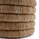 Плетеная корзина с крышкой из плетеного бананового дерева Zuwena Wicker Basket варинант исполнения - 5 | Loft Concept в Челябинске