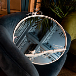 Зеркало настенное в раме белого цвета с декором птица на ветке Mirror Portal варинант исполнения - 3 | Loft Concept в Челябинске