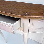 Деревянная консоль с ящиком в стиле прованс Montmartre Provence Connsole Table варинант исполнения - 3 | Loft Concept в Челябинске